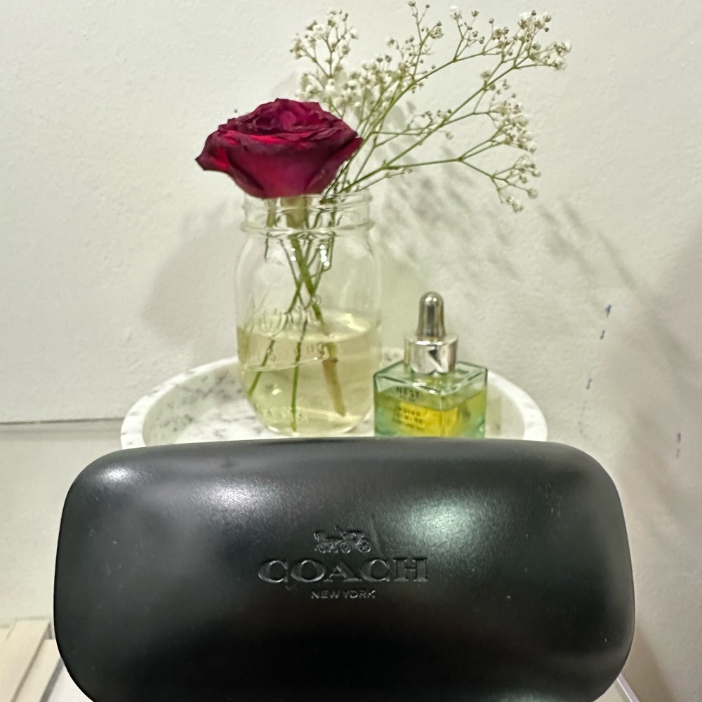 Coach Black Eyeglass Case